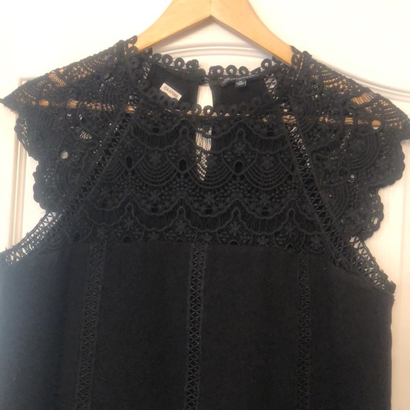 Shinestar black mini dress. Medium. - Picture 4 of 4